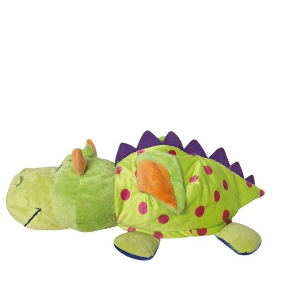 Flip a Zoo White Unicorn Green Dragon Reversible Plush 19" - Picture 10 of 11